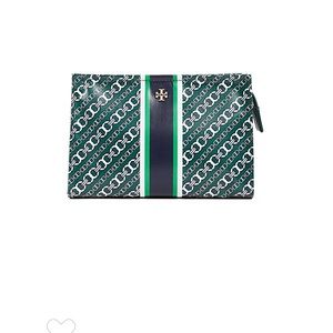 NWOT Tory Burch Cosmetic Bag Gemini Link